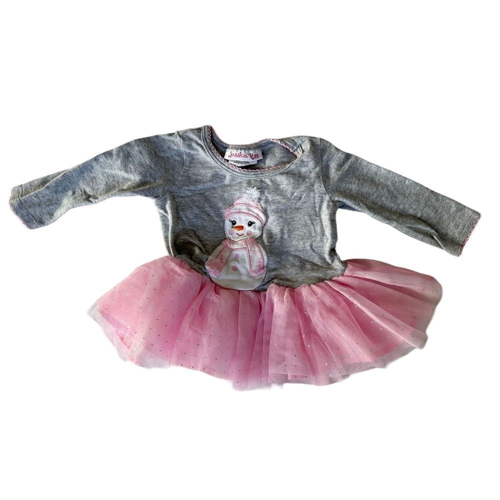 Baby’s Snowgirl Tutu T-shirt dress, 6-9m